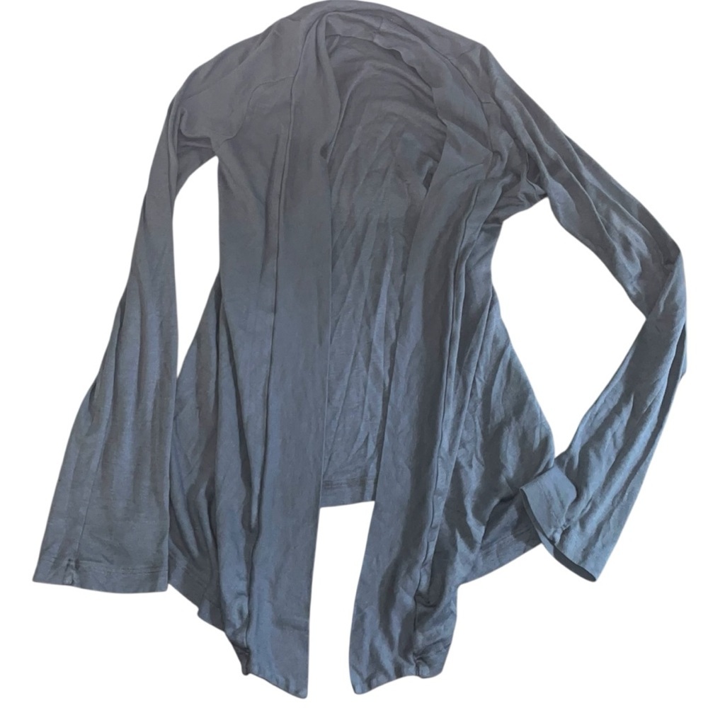 Splendid Gray Open Front Cardigan